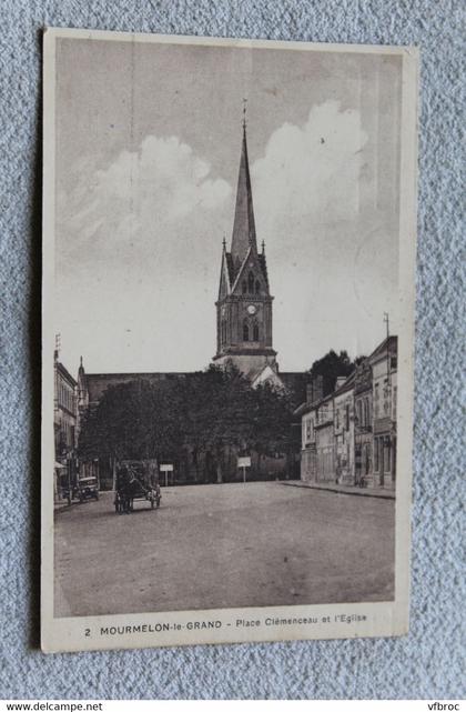 H547, Mourmelon le Grand, place Clémenceau et l'église, Marne 51