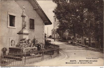 CPA MOUTHE Monument et Grand Pont (1114798)