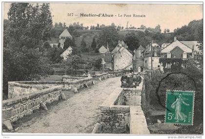 Carte Postale Ancienne de MOUTIER D'AHUN