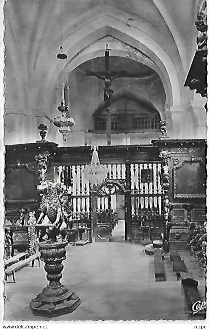 CPSM Moutier d'Ahun Intérieur de l'Eglise et le Lutrin