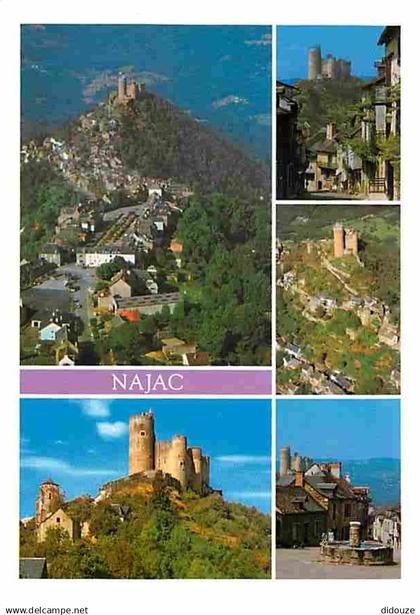 12 - Najac - Multivues - CPM - Voir Scans Recto-Verso