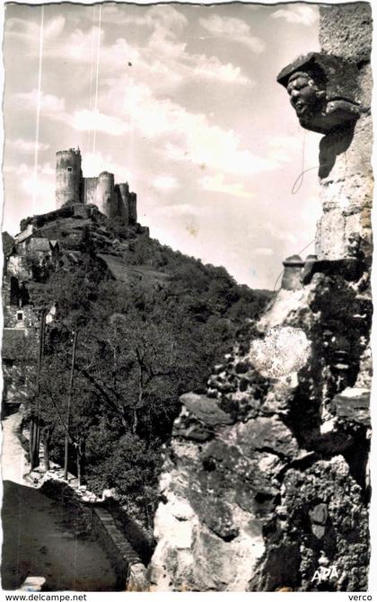 Carte Postale Ancienne de NAJAC-le château