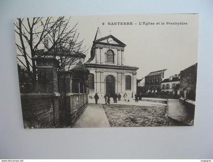 CPA  Nanterre L'Eglise et le Presbytère