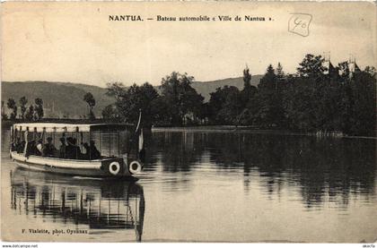 CPA Nantua Bateau automobile Ville de Nantua (1344207)