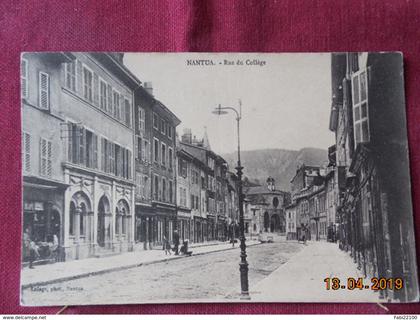 CPA - Nantua - Rue du Collège