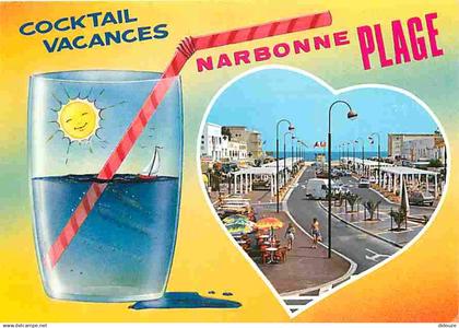 11 - Narbonne - Narbonne Plage - Le boulevard de la Méditerranée - Automobiles - CPM - Voir Scans Recto-Verso