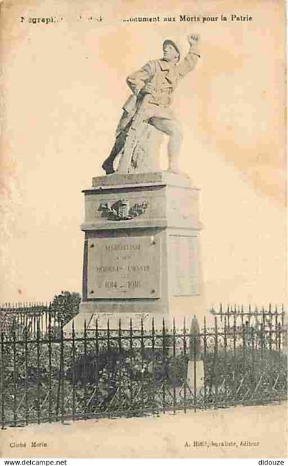 82 - Nègrepelisse - Monument aux Morts pour la Patrie - CPA - Voir Scans Recto-Verso