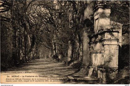 CPA NÉRAC La Fontaine du Dauphin (89833)