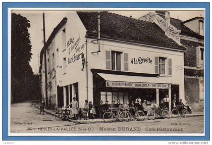 95 - NESLES la VALLEE --  Maison DURAND café Restaurant