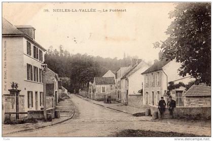 NESLES-LA-VALLEE LE PONTENET ANIMEE 1904