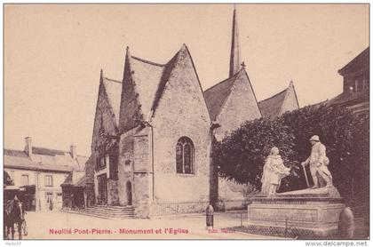 Neuillé-Pont-Pierre - Monument et l'Eglise