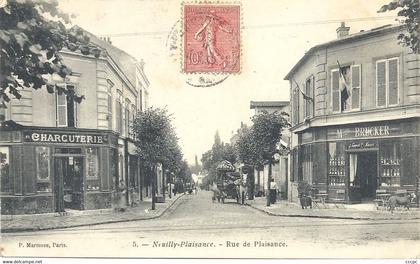 CPA Neuilly-Plaisance Rue de Plaisance