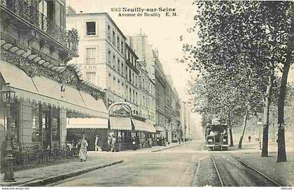 92 - Neuilly sur Seine - Avenue de Neuilly - Animée - Tramway - CPA - Voir Scans Recto-Verso