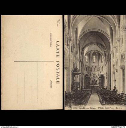 92 - Neuilly sur Seine - Eglise St Pierre - La Nef