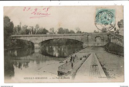 CPA-Carte Postale -FRANCE Neuilly sur Seine - Pont de Neuilly en 1906 VM5966