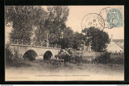 CPA Neung-sur-Beuvron, Pont sur le Beuvron