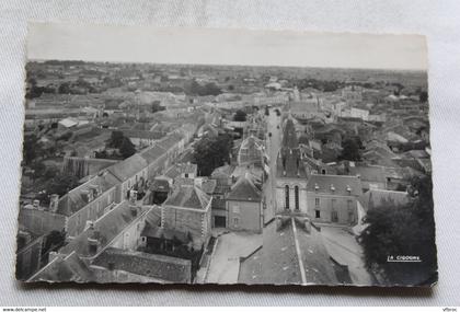 Cpsm, Neuville en Poitou, vue générale prise du château d'eau, Vienne 86