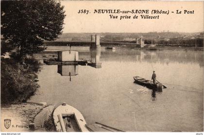 CPA Neuville-sur-Saone - Le Pont - Vue prise de Villevert (1036333)