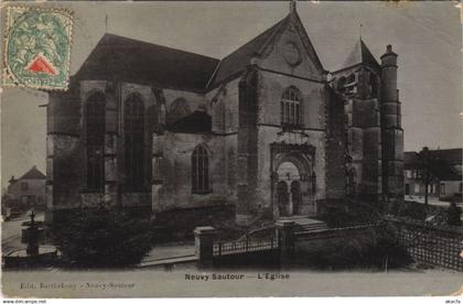 CPA NEUVY SAUTOUR l'Eglise (49030)