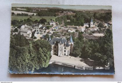 Cpm, Nieul, vue générale et le château, Haute Vienne 87