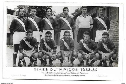 NIMES - Equipe de Football NIMES OLYMPIQUE - 1953-54