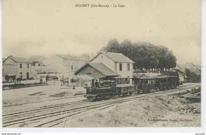 NOGENT EN BASSIGNY - La Gare ( passage train )