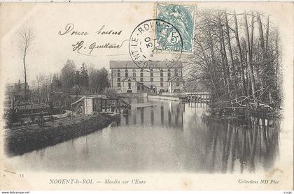 CPA Nogent-le-Roi Moulin sur l'Eure