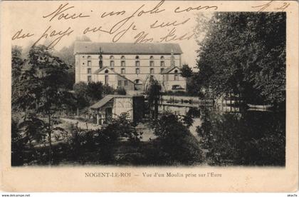 CPA NOGENT-Le-Roi-Vue d'un Moulin prise sur I'Eure (128707)