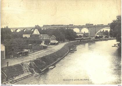 Carte POSTALE Ancienne de NOGENT sur MARNE