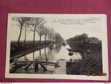 CPA - Fleurville - Le Canal de Pont-de-Vaux