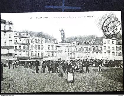 ► Nord-Pas-de-Calais - Dunkerque Jour e Marché - Collection EDITO (CPA en Reproduction)