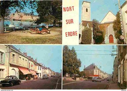 44 - Nort sur Erdre - Multivues - Automobiles - Flamme Postale - CPM - Voir Scans Recto-Verso