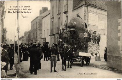 CPA NORT-sur-ERDRE Cavalcade 1910 Char de l'Ablette Nortaise (73115)