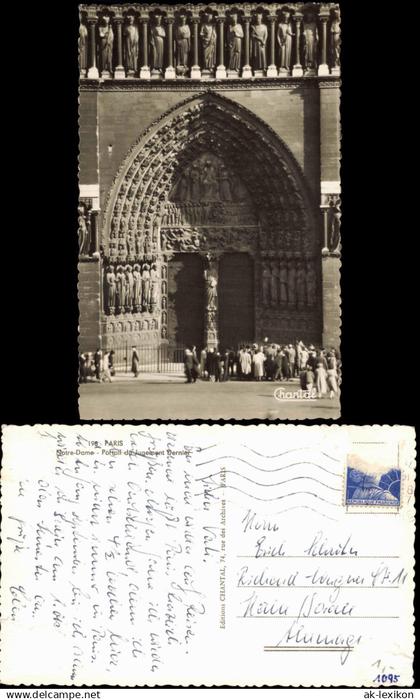 CPA Paris Kathedrale Notre-Dame de Paris 1960