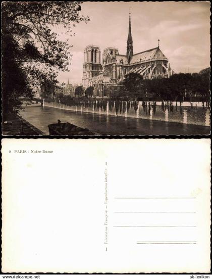 CPA Paris Kathedrale Notre-Dame de Paris 1962