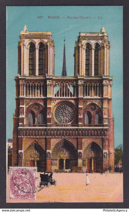 FRANCE, Postcard, Paris, Notre-Dame de Paris