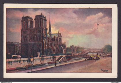 FRANCE, Postcard, Paris, Notre-Dame de Paris Church