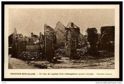 87 Oradour-sur-Glane ruine D87D K87154K C87110C RH075694