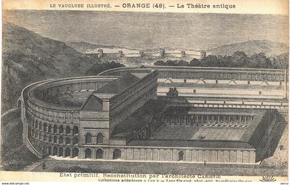 Carte postale ancienne de ORANGE - Le théatre antique