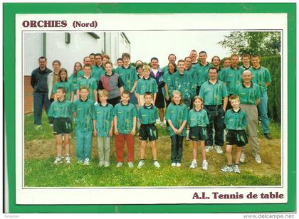 A.L. ORCHIES   TENNIS DE TABLE  SAISON  2001/2002