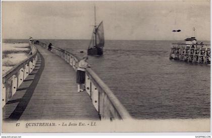 14 - Ouistreham - La jetée Est - Non voyagé - Dos divisé...