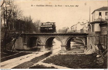 CPA OULLINS - Le Pont (572517)