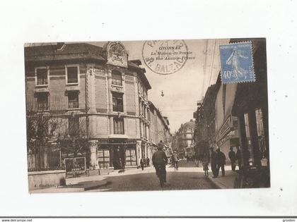 OYONNAX (AIN) LA MAISON DU PEUPLE ET LA RUE ANATOLE FRANCE (PETITE ANIMATION)