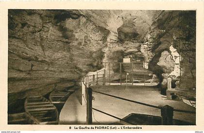 46 - Padirac - Le Gouffre de Padirac - L'Embarcadère - Spéléologie - Grotte - CPA - Voir Scans Recto-Verso