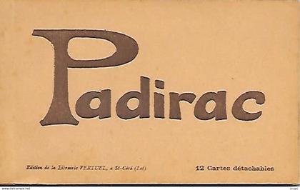 Carnet de 12 CP Padirac