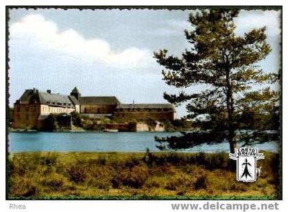 35 Paimpont - 3 - PAIMPONT (I-et-V)  - L'Etang et l'Abbaye - cpsm