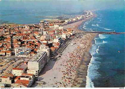 34 - Palavas les Flots - Ses Plages - Vue aérienne - Flamme Postale de Palavas les Flots - CPM - Voir Scans Recto-Verso