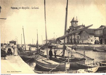 Carte postale ancienne de PALAVAS les FLOTS