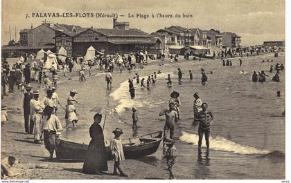 Carte postale ancienne de PALAVAS les FLOTS