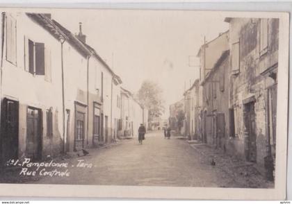 Pampelonne Tarn Carte-photo Rue Centrale